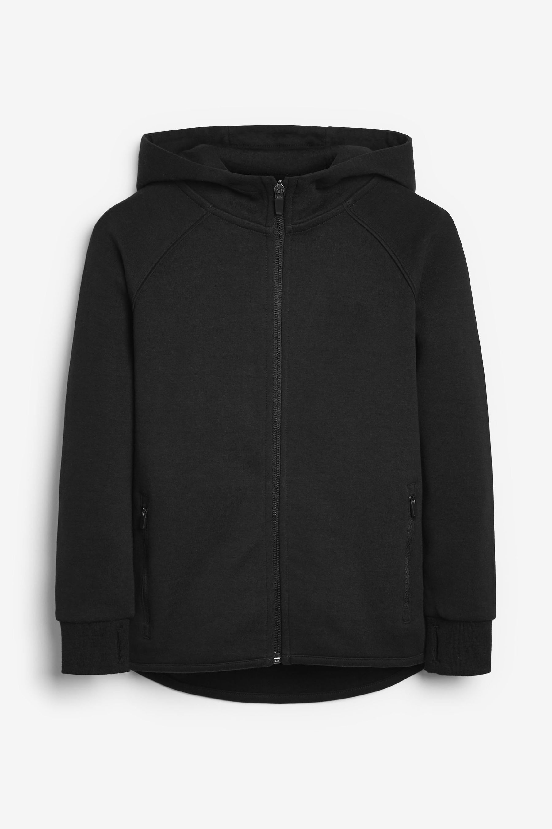 Black Tech Sportswear Hoodie Joggers Set 3 16yrs