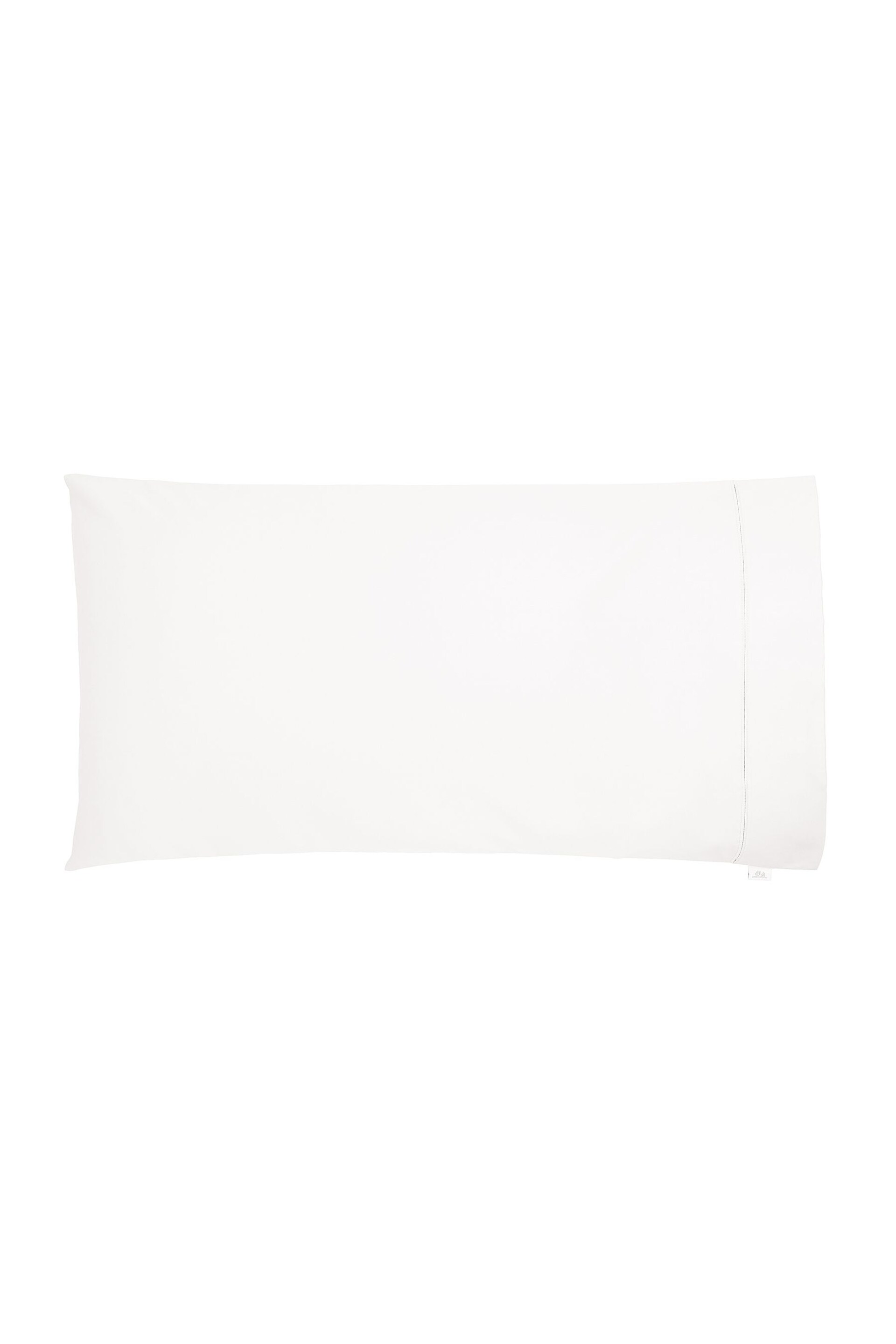 Bedeck Of Belfast Cream 1000 Thread Count Egytian Cotton Sateen Large Housewife Pillowcase - Image 2 of 2