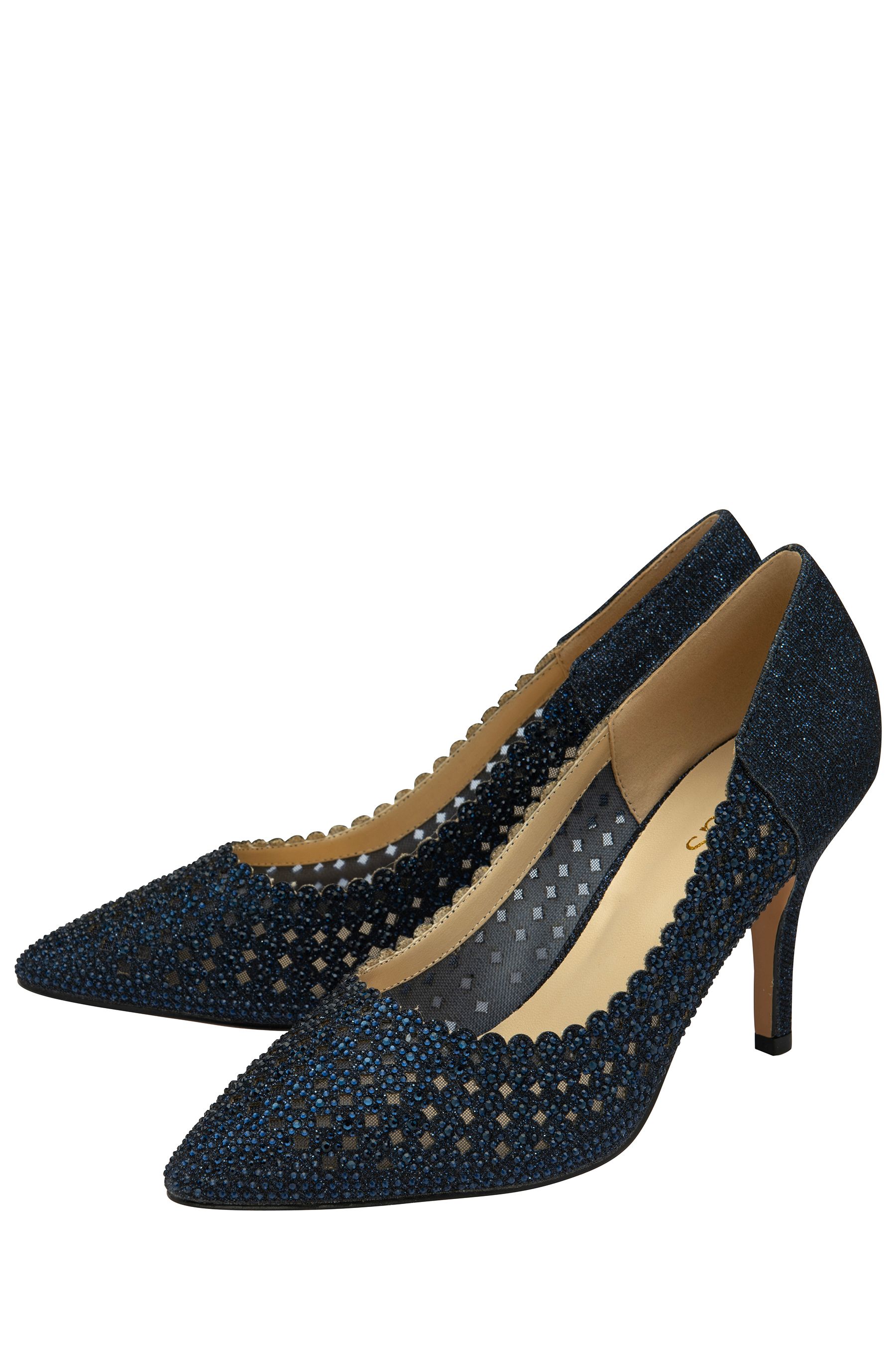 Lotus kitten heel shoes top