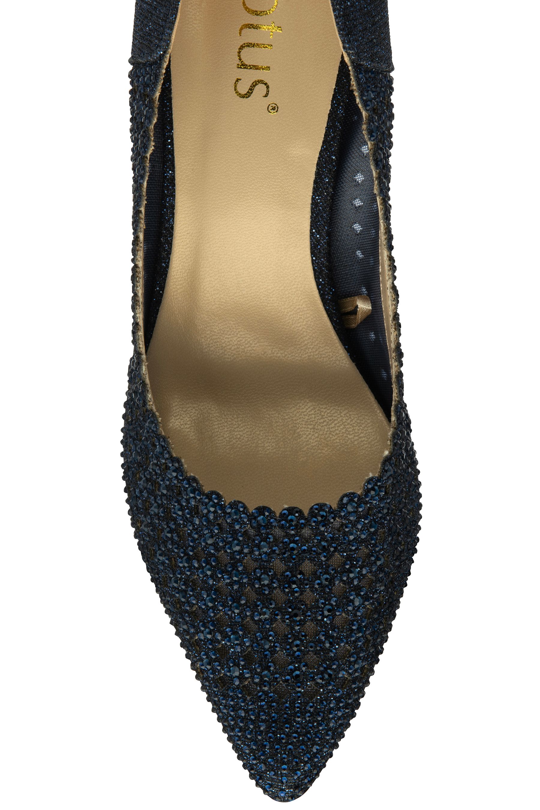 Navy blue hot sale stiletto shoes