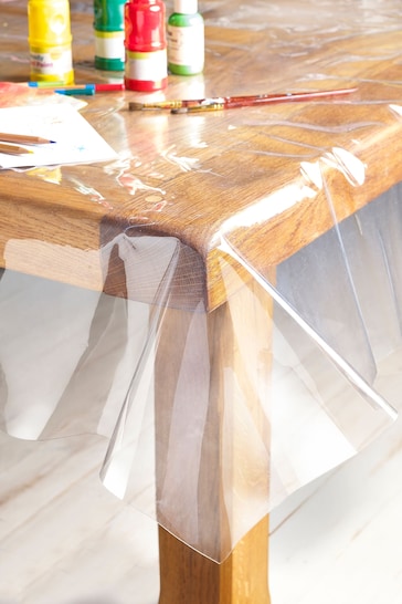 Clear Wipe Clean Tablecloth