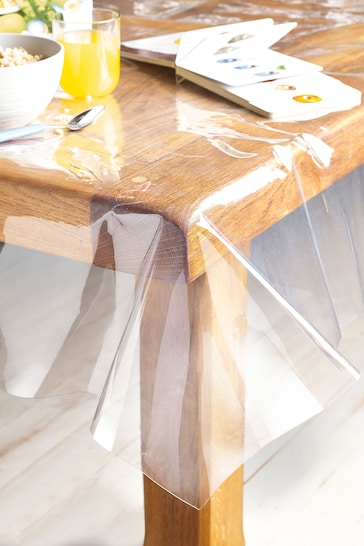 Clear Wipe Clean Tablecloth