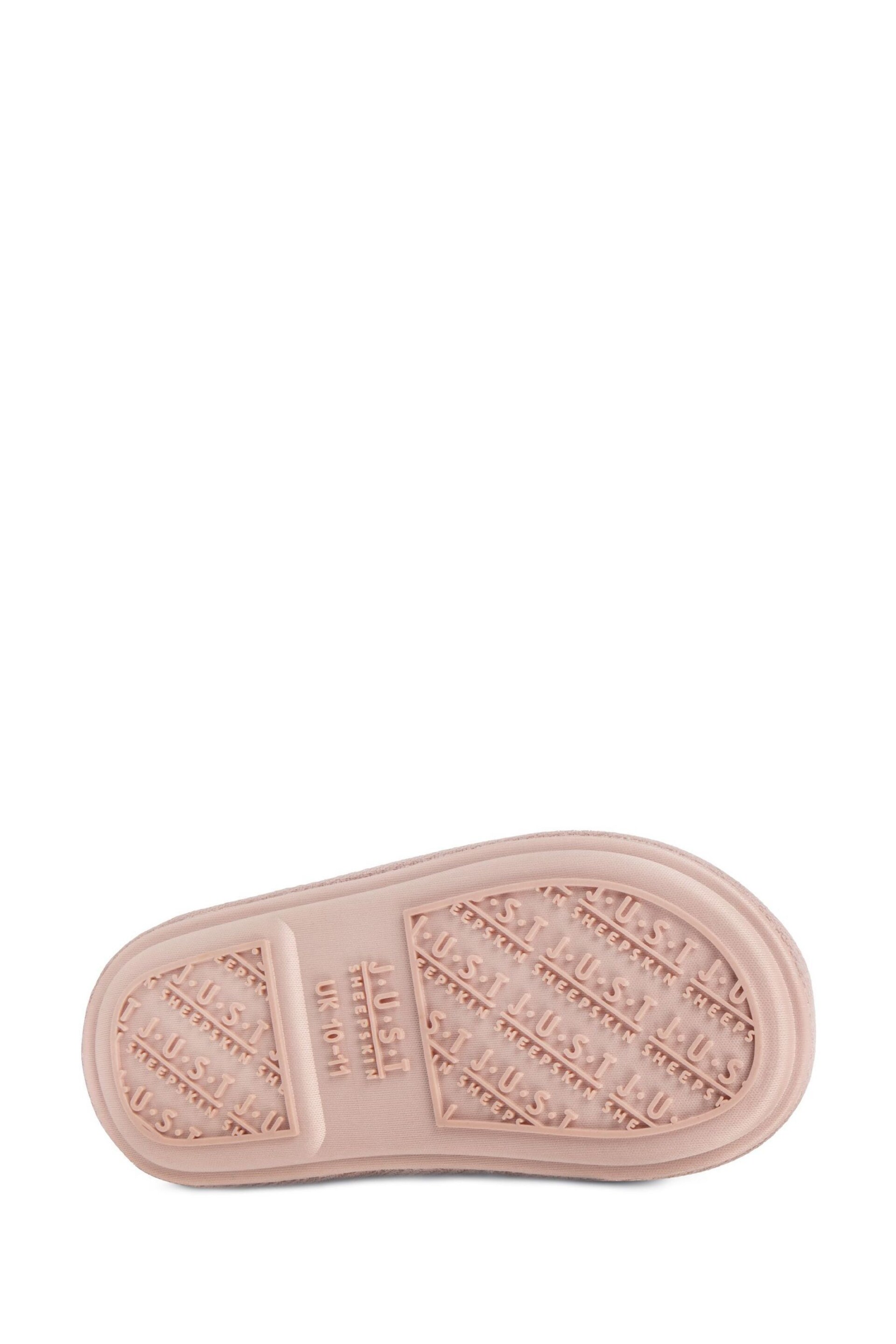 Just Sheepskin™ Pink Childrens Classic Slippers - Image 5 of 5