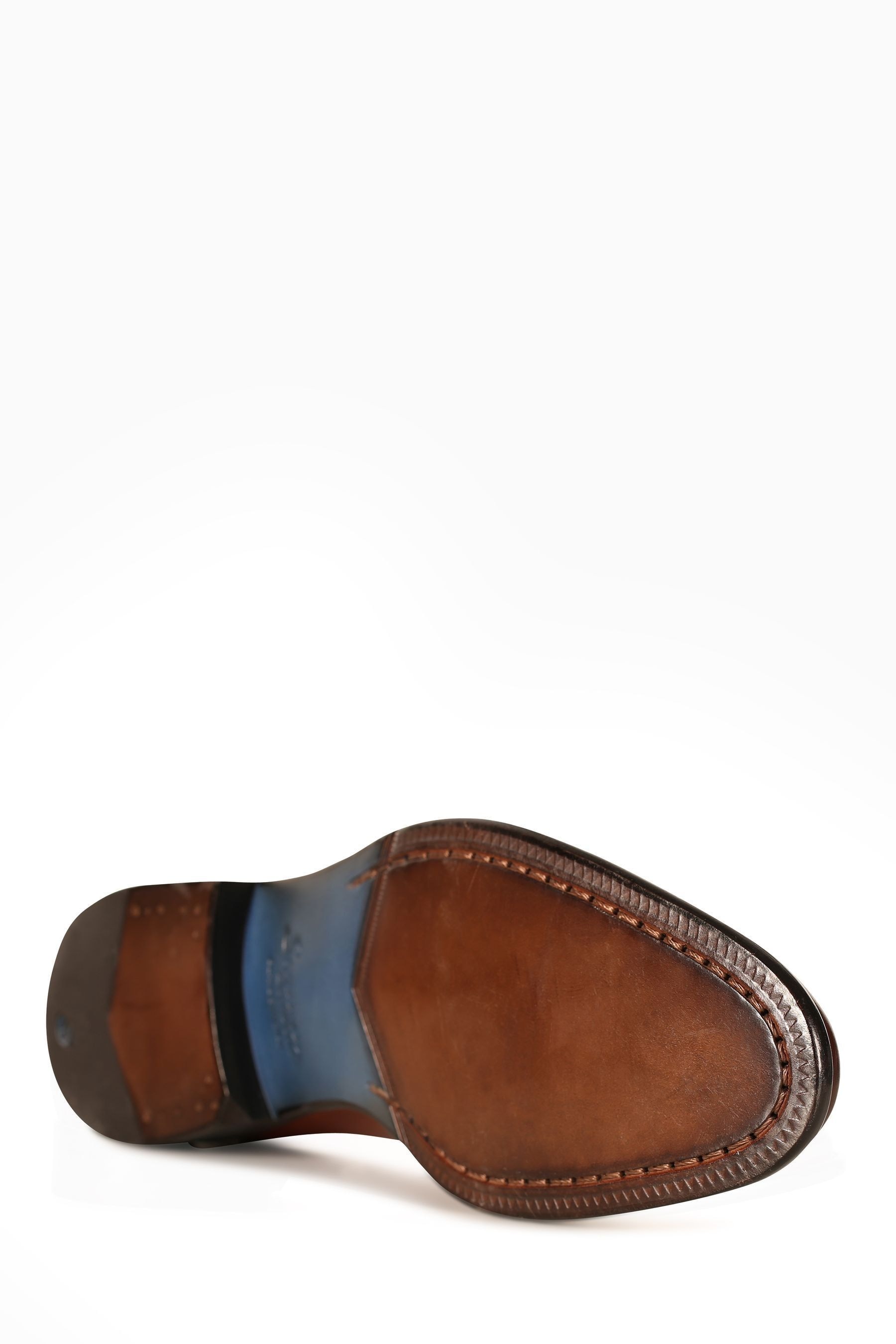 Buy Oliver Sweeney Tan Brown Knole Calf Leather Derby Shoes from the Next UK online shop