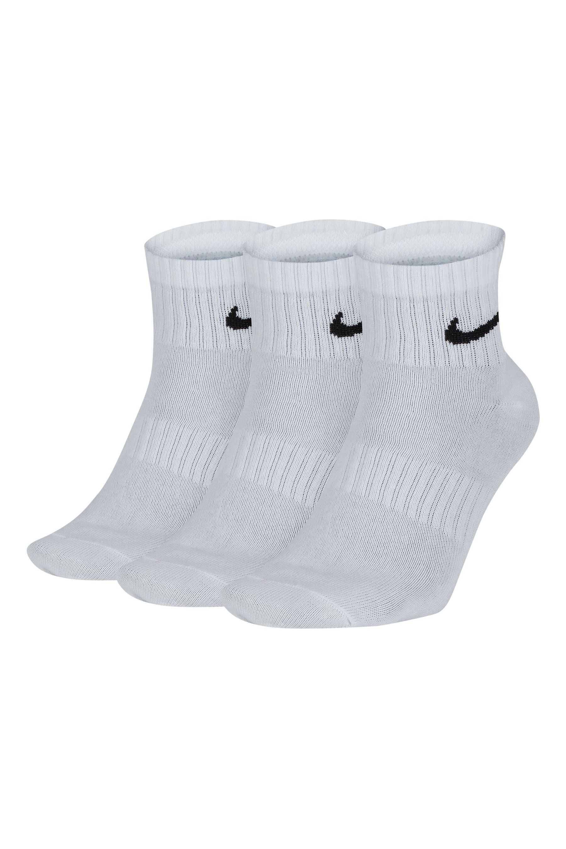 Nike white ankle sneakers outlet