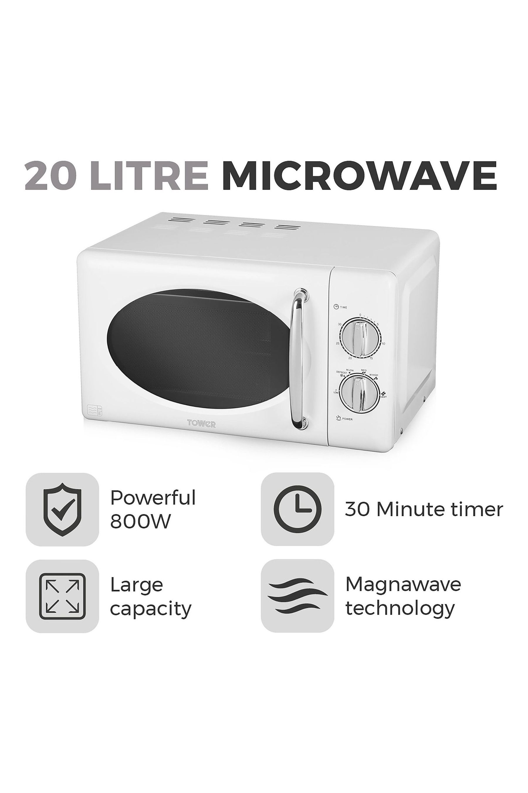Tower best sale microwave cream