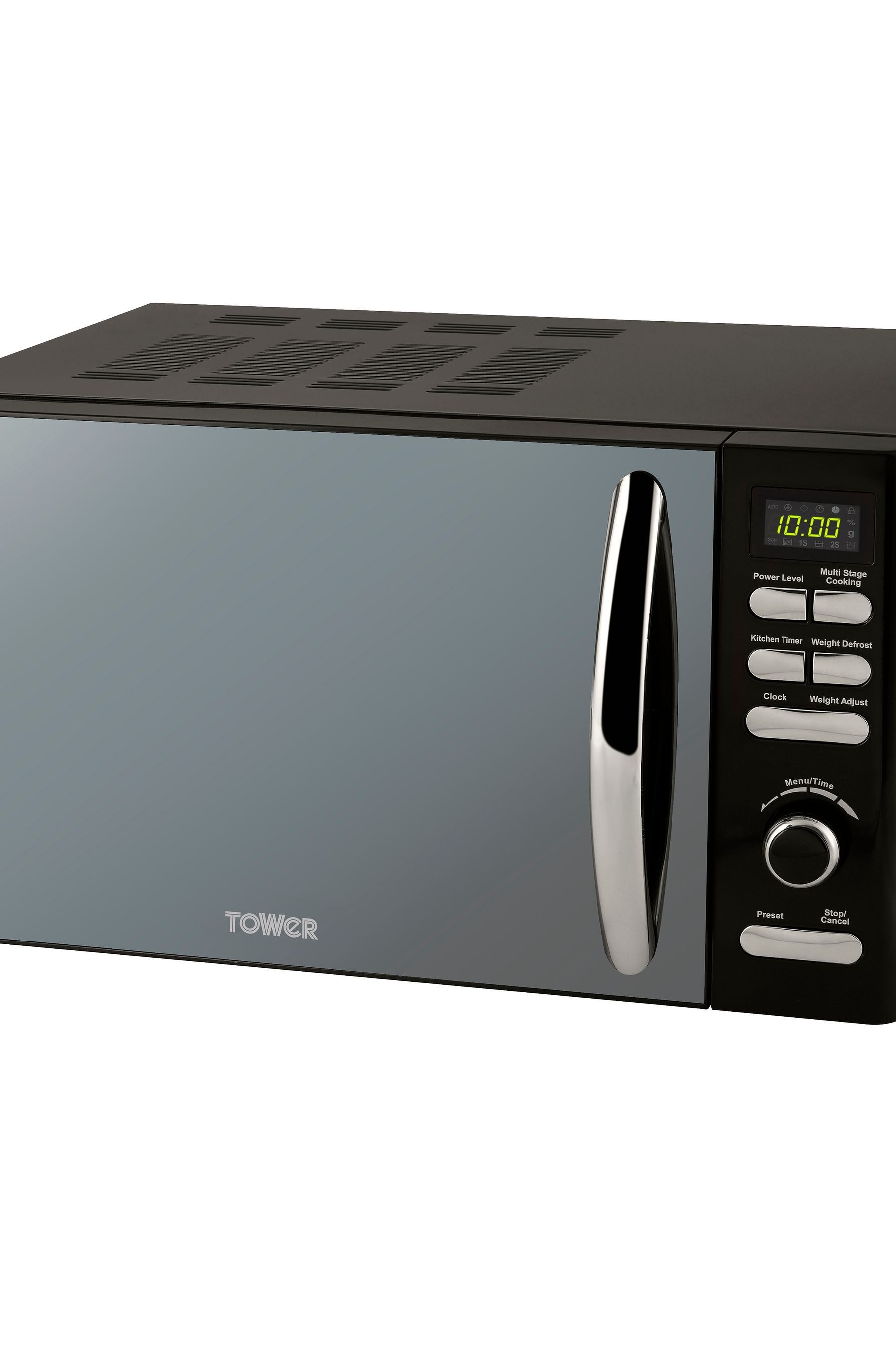 Tower microwave black online
