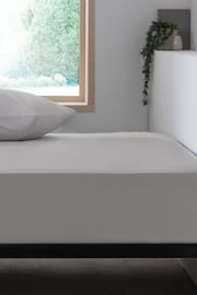 Grey Easy Care Polycotton Deep Fitted Sheet - Image 1 of 5