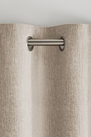 Natural Next Heavyweight Chenille Eyelet Super Thermal Curtains - Image 6 of 6