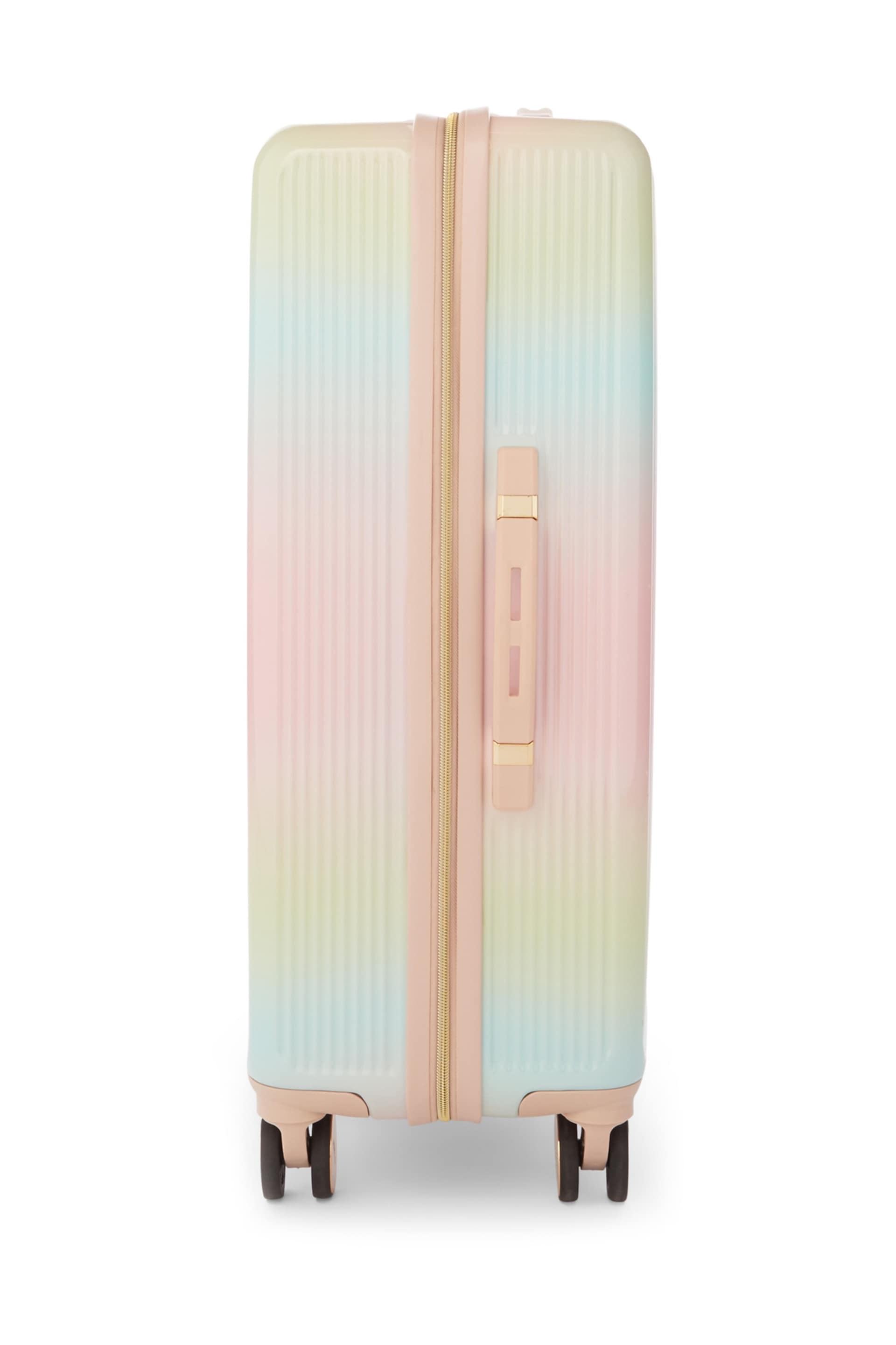 Dune London Pink Olive Medium Suitcase - Image 4 of 6