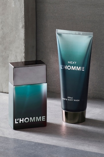 L'Homme 100ml Eau De Toilette and 200ml Hair and Body Wash Gift Set