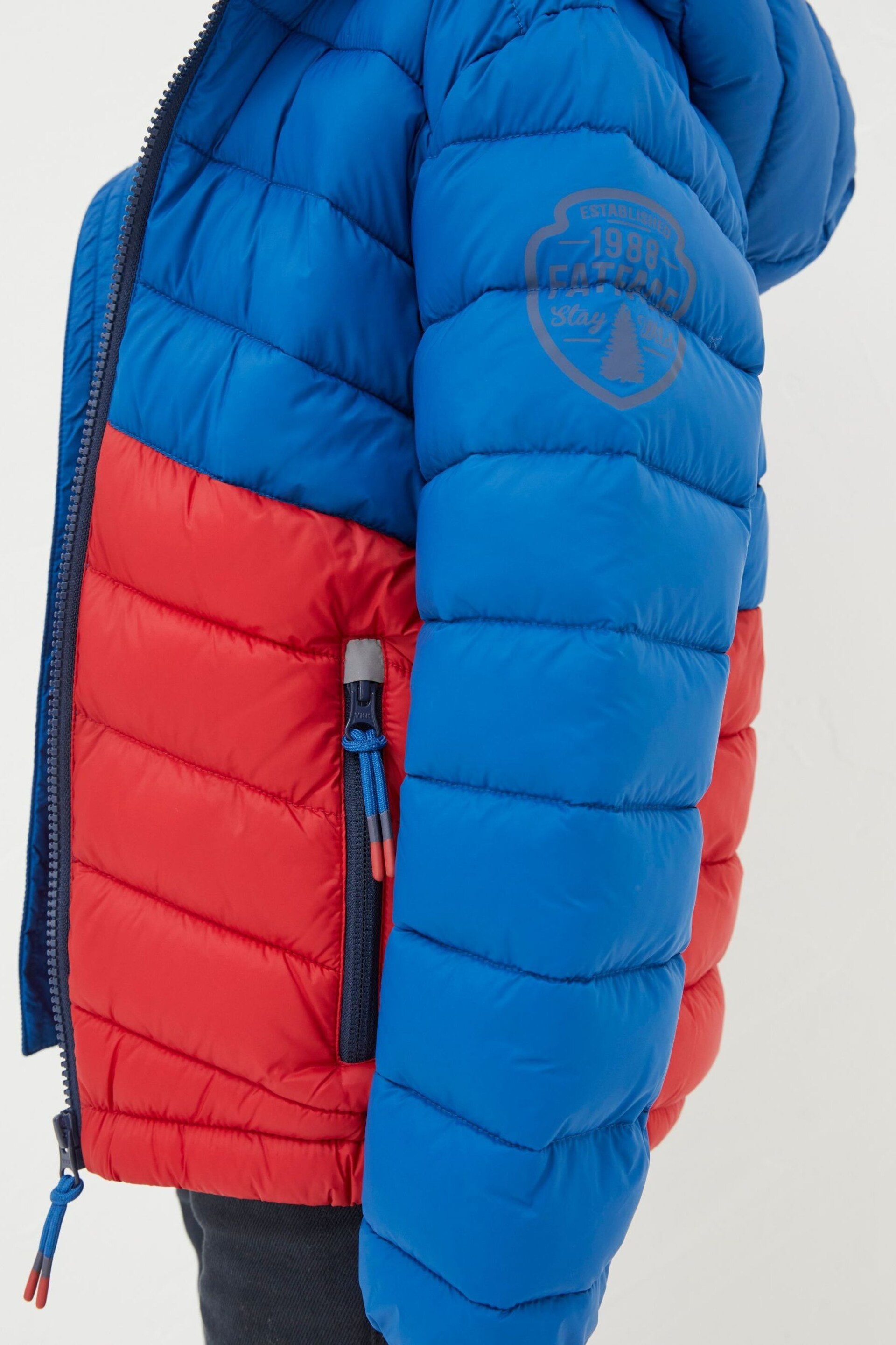 FatFace Blue Padded Jacket - Image 3 of 4