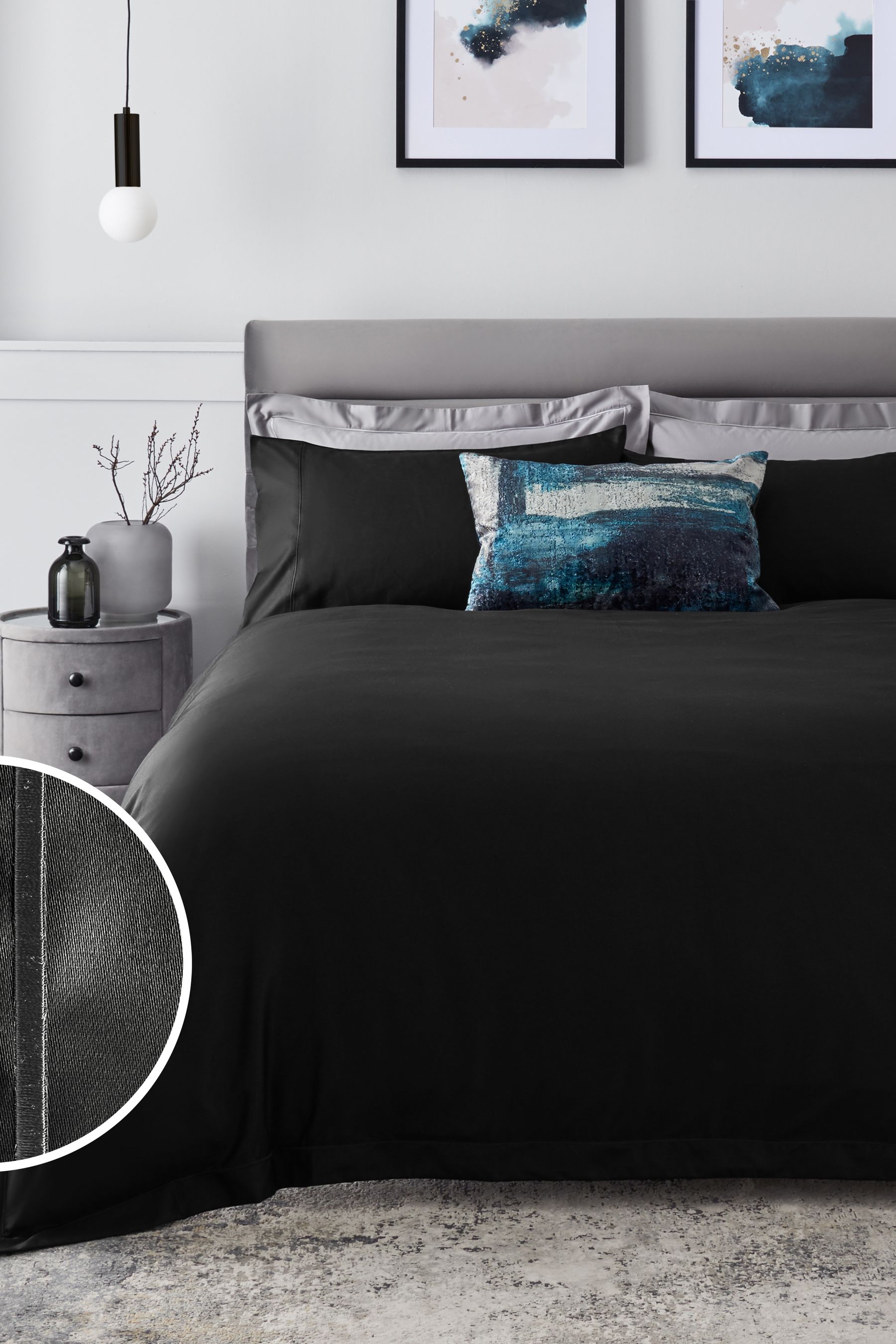 Calvin klein double stitch sateen sheets hot sale