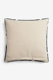 Monochrome 50 x 50cm Abstract Berber Cushion - Image 3 of 3
