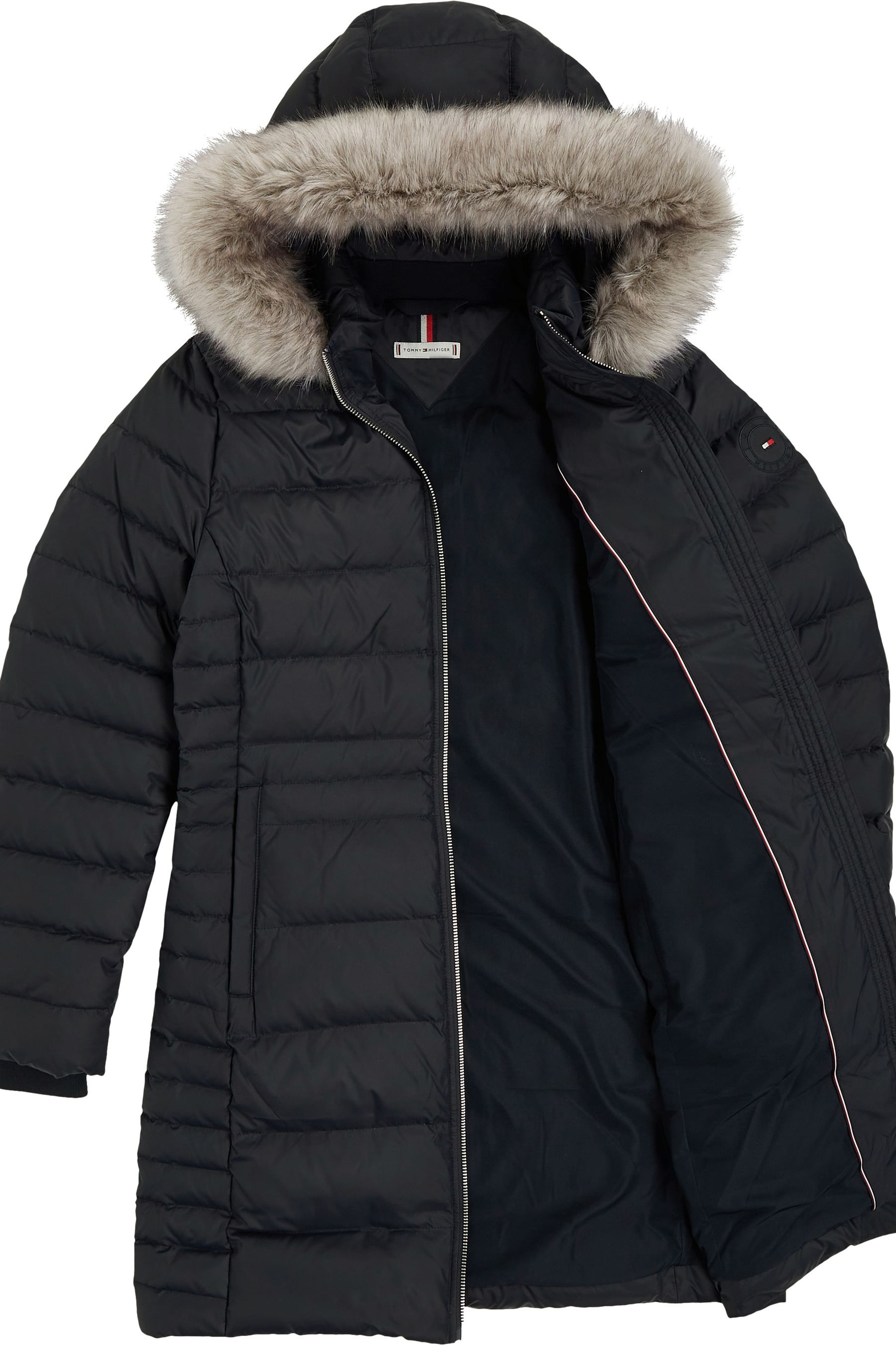 Buy Tommy Hilfiger Black Tyra Down Coat from Next Canada