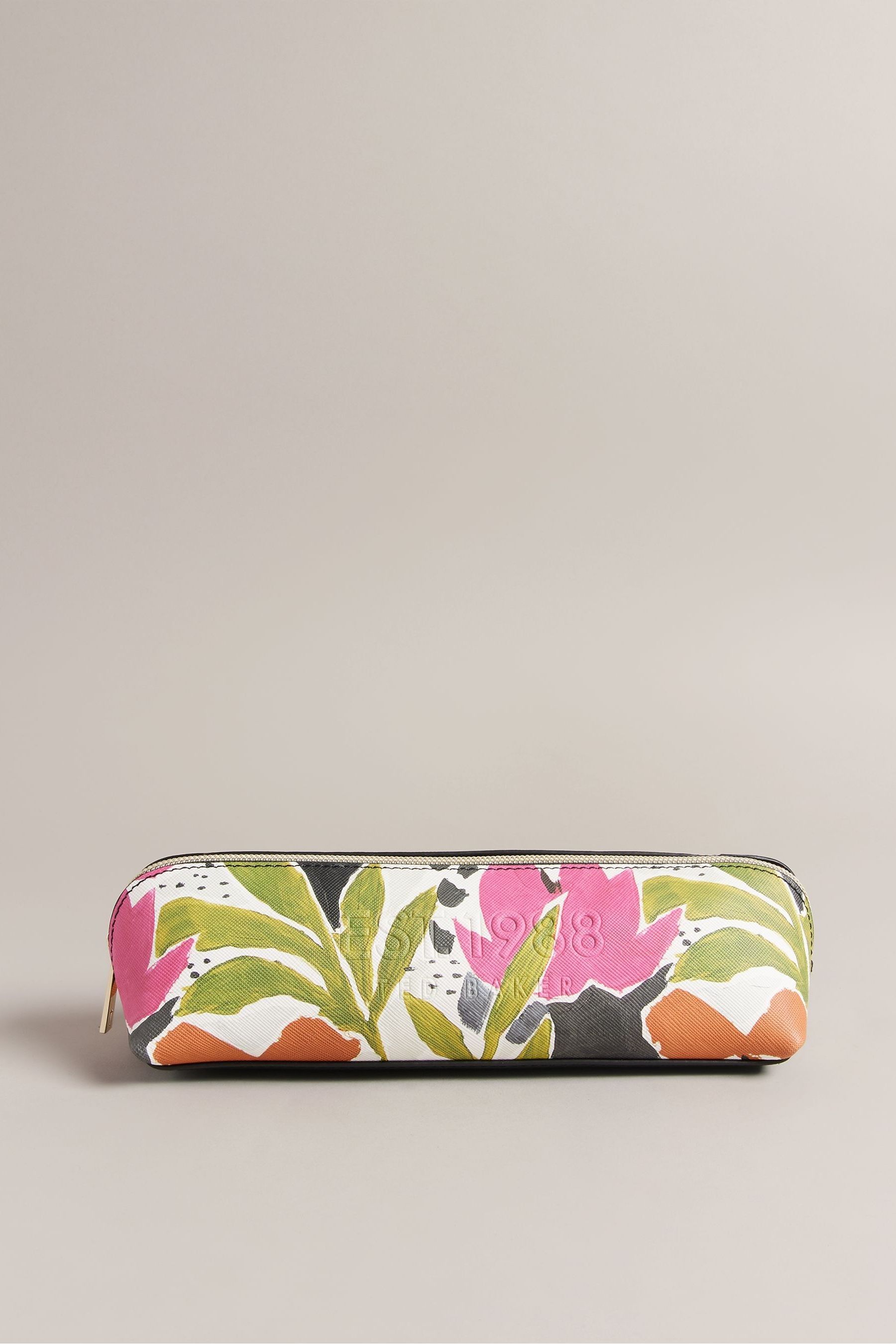 Buy Ted Baker Pink Magnolh Printed Pencil Case from Next Luxembourg
