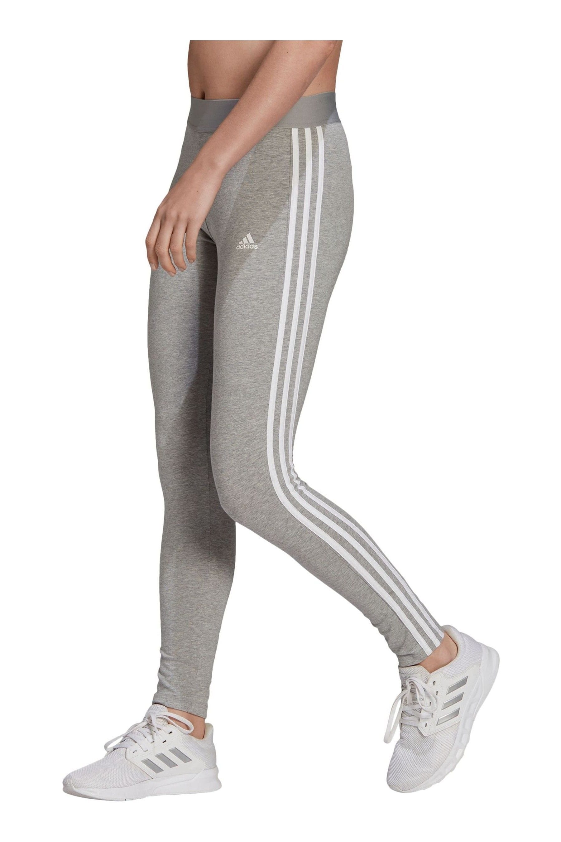 Buy adidas Grey White Sportswear 3 Stripes Leggings from Next Canada
