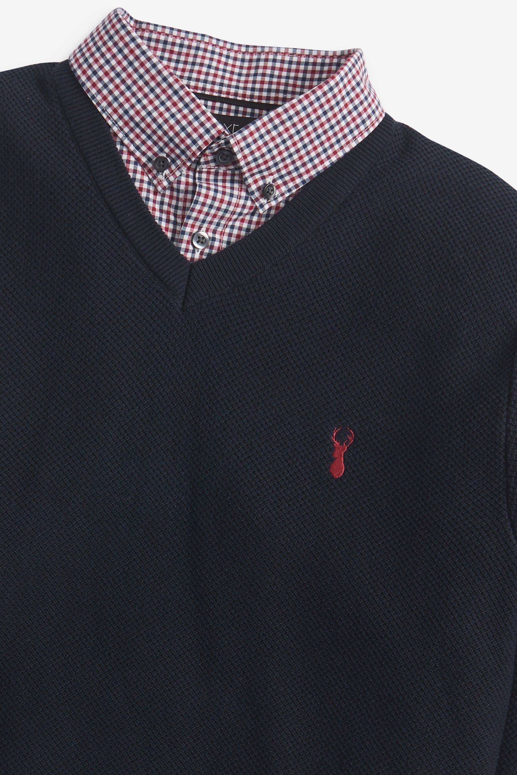 Mens shirt sales and jumper look
