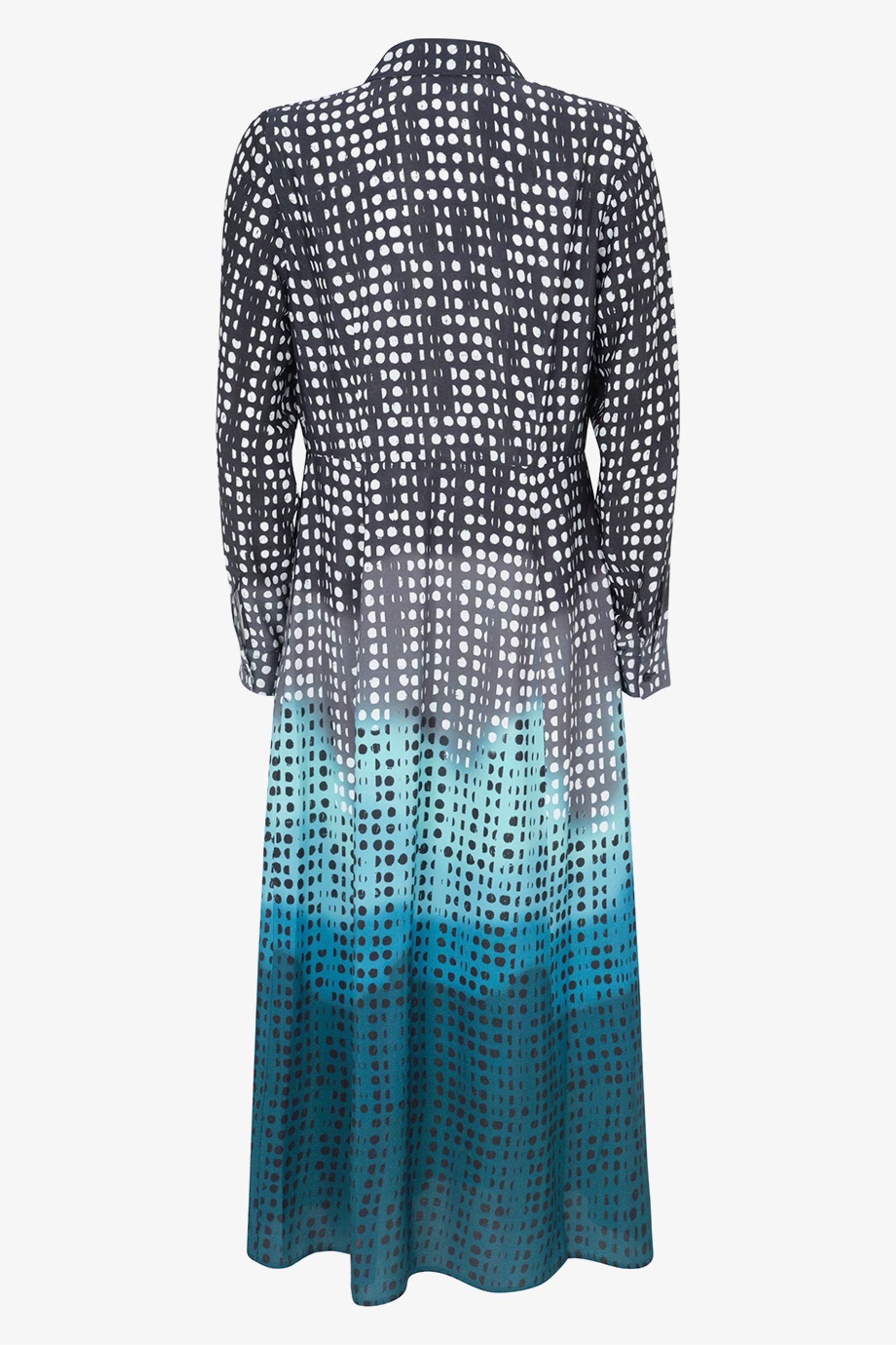 Buy Mint Velvet Blue Kiara Print Ombre Midi Dress from Next Luxembourg