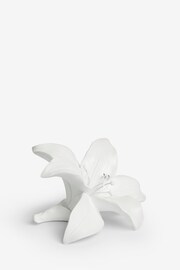 White Lily Flower Ornament - Image 3 of 5