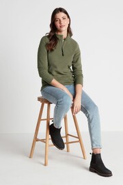 Tog 24 Green Revive Fleece Zip Neck Jumper - Image 6 of 8