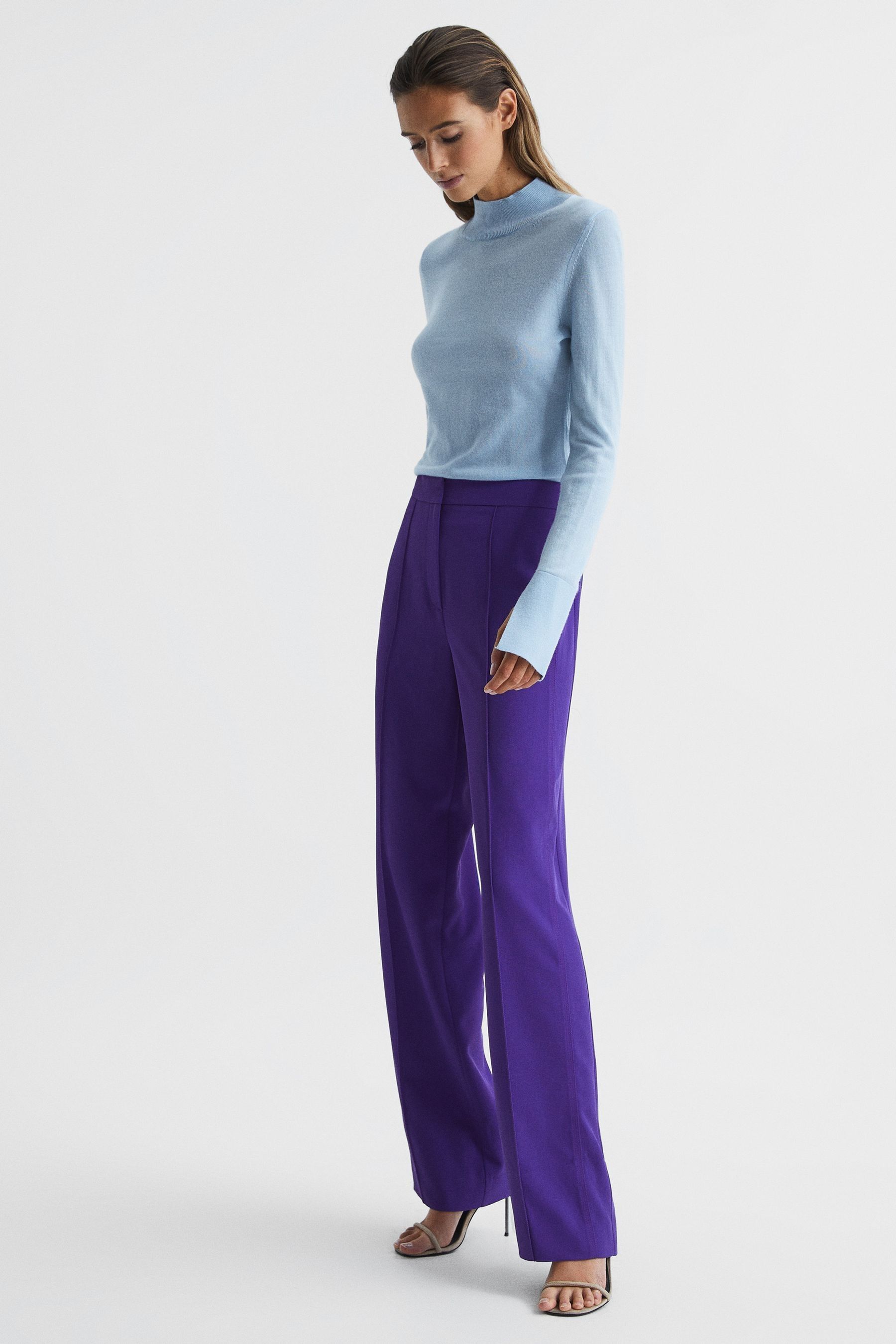 Next purple trousers on sale