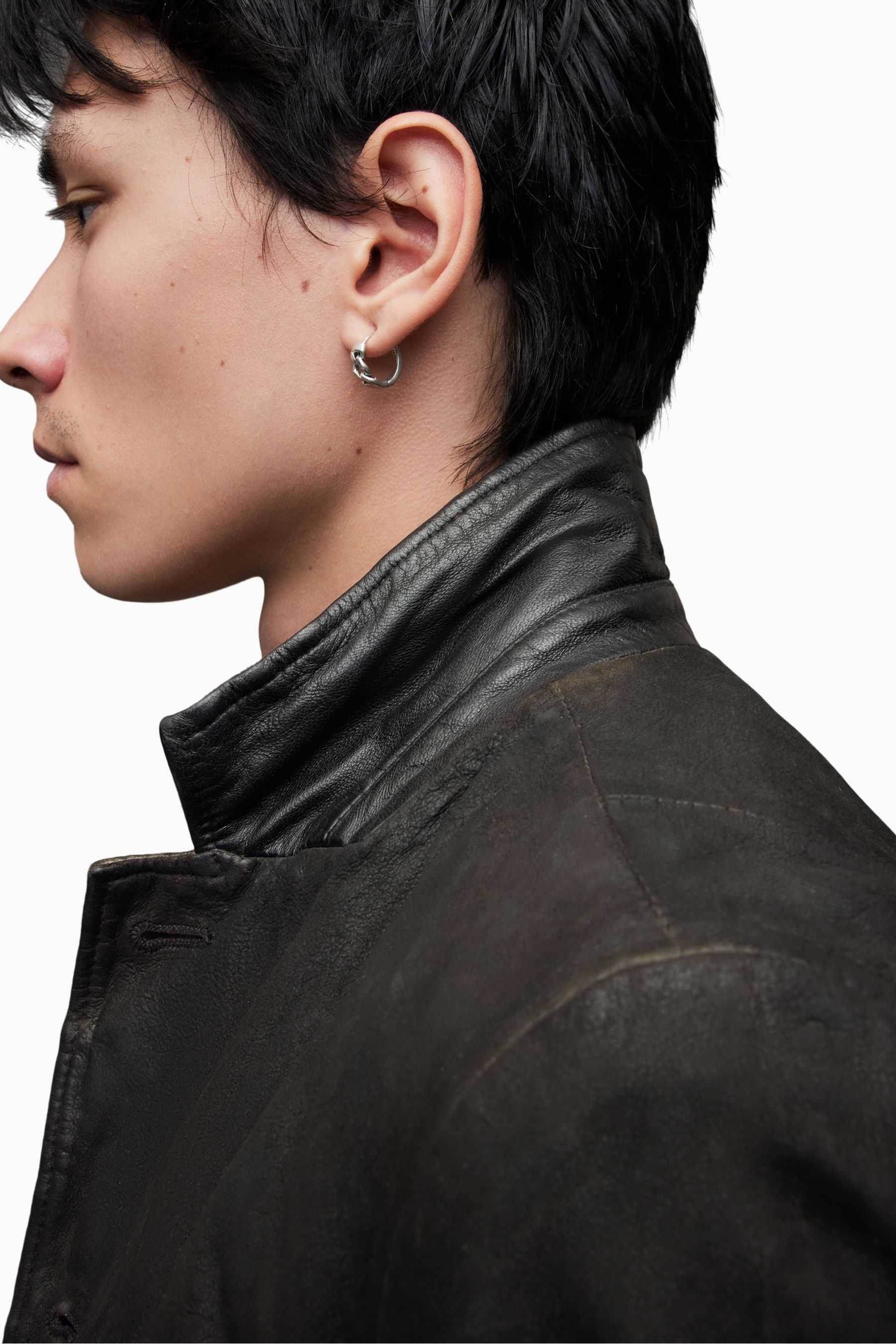 Allsaints survey leather blazer cheap