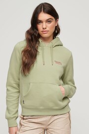 Superdry Green Essential Logo Hoodie - Image 1 of 4