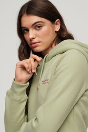 Superdry Green Essential Logo Hoodie - Image 3 of 4