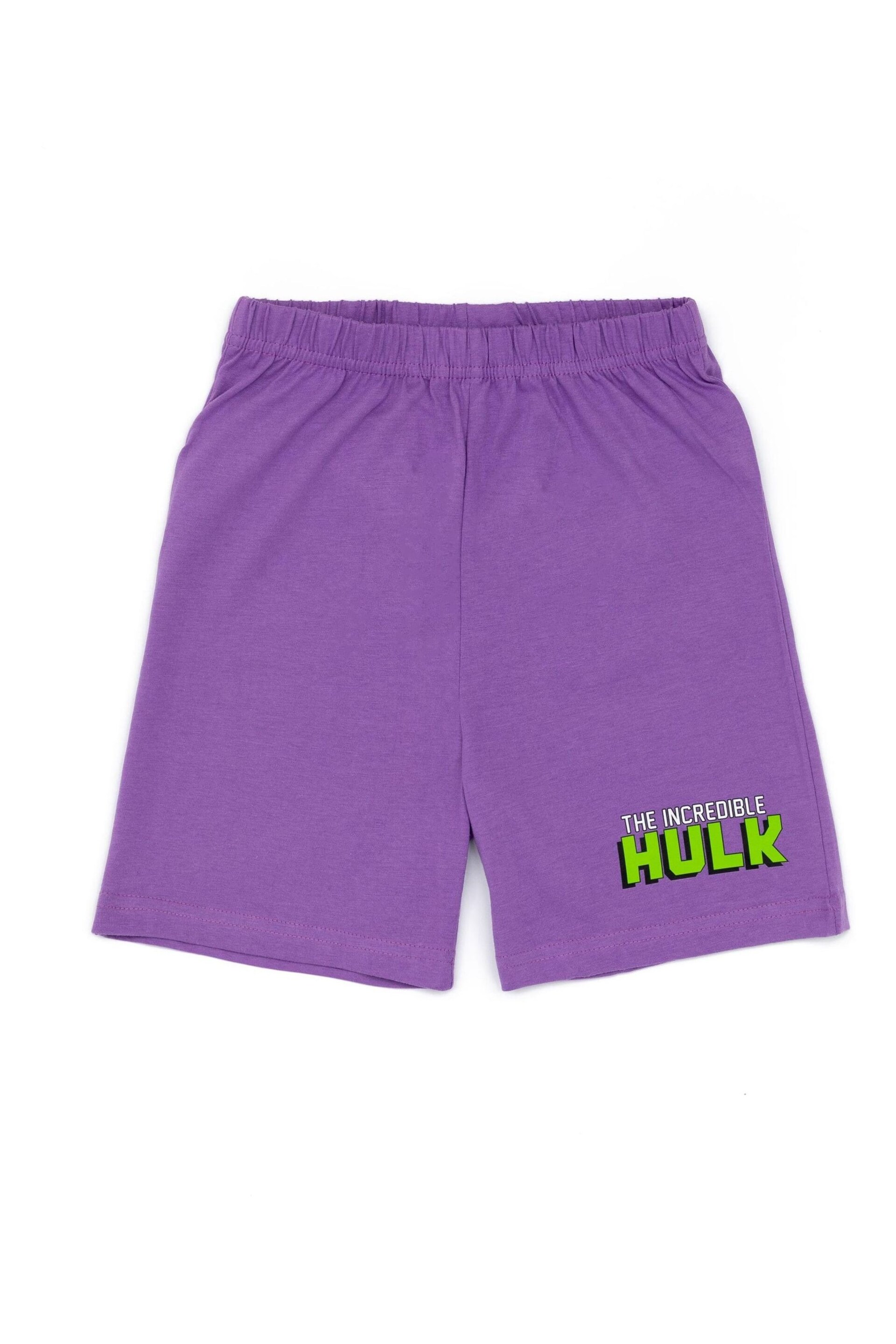 Vanilla Underground Green Hulk Vanilla Underground Boys Green Licensing Short Pyjamas - Image 3 of 5