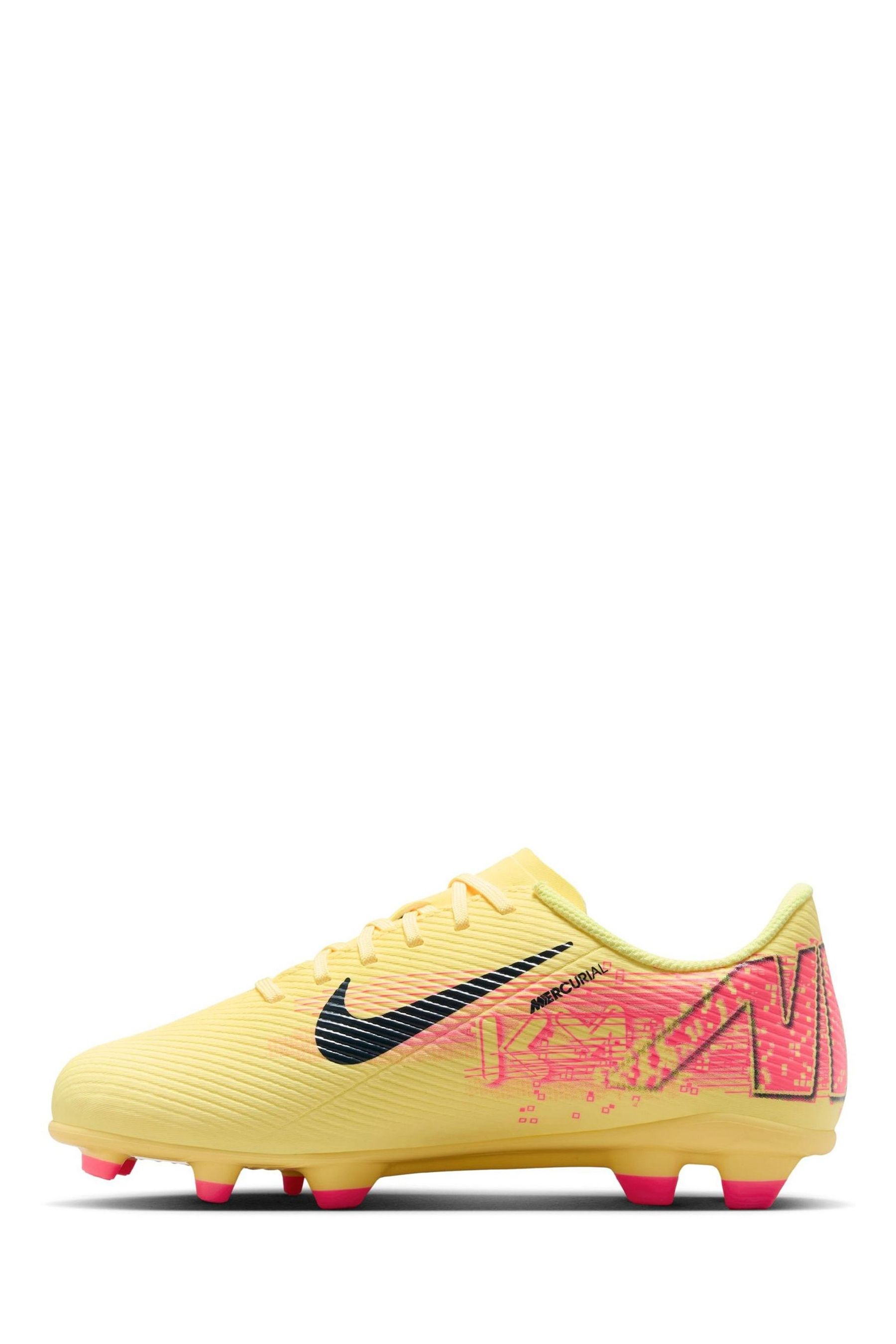 Buy Nike Laser Orange Kids Mercurial Vapor 16 Kylian Mbappe Multi Ground Football Boots from the Next UK online shop