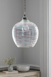 Iridescent Drizzle Easy Fit Pendant Lamp Shade - Image 2 of 4