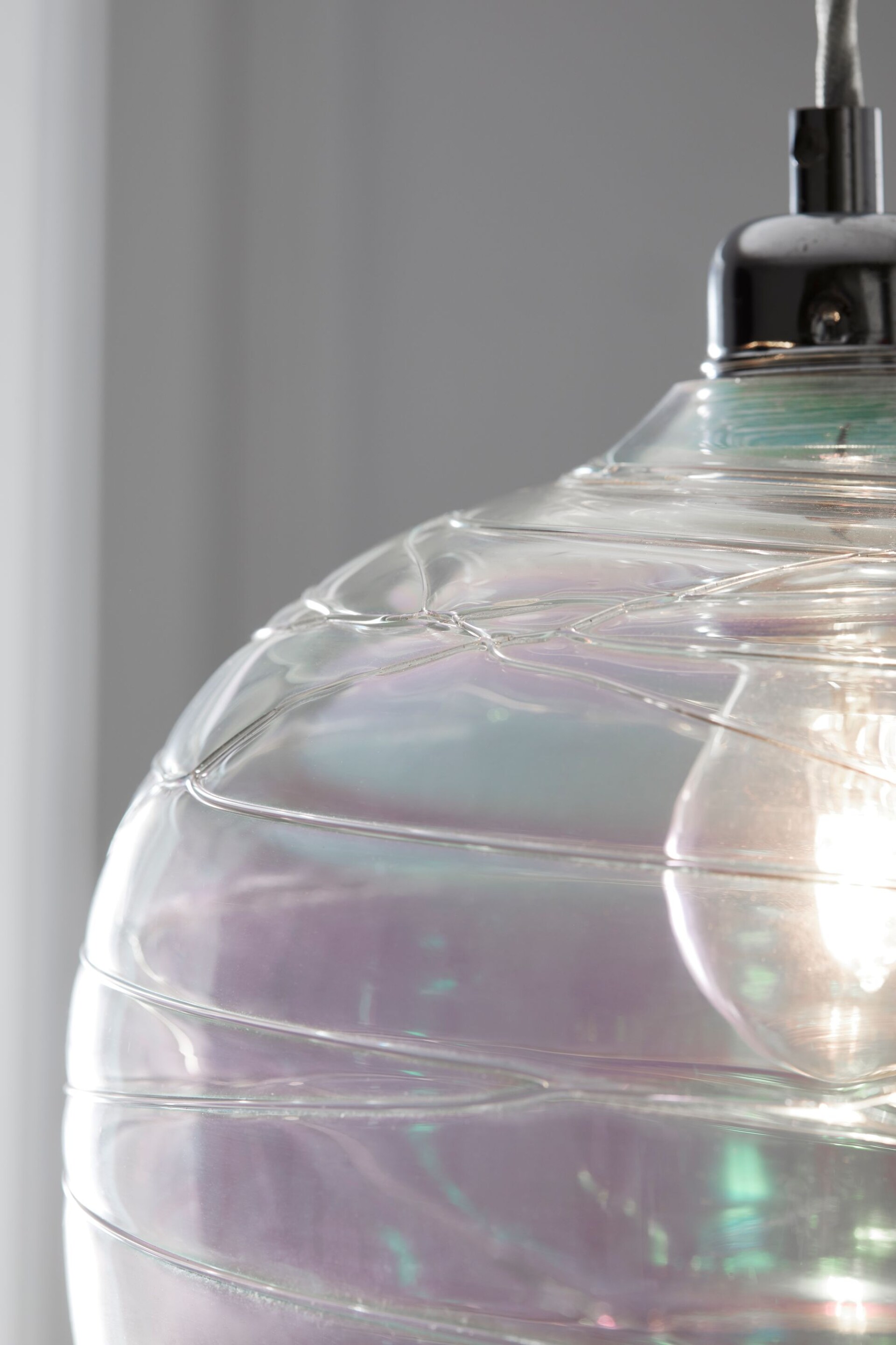 Iridescent Drizzle Easy Fit Pendant Lamp Shade - Image 3 of 4