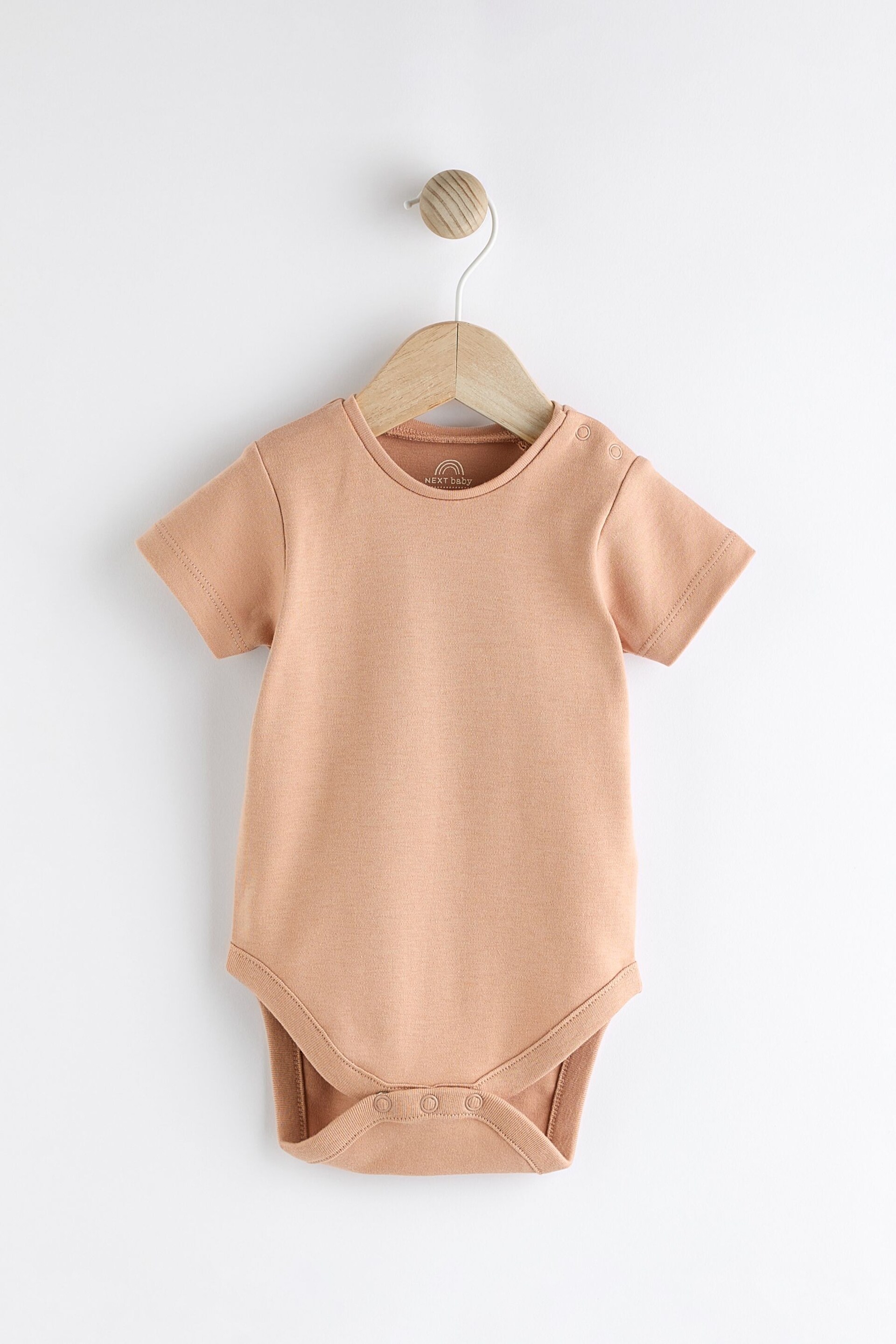 Cream Peach Dungarees And Bodysuit Baby Set (0mths-2yrs) - Image 5 of 9