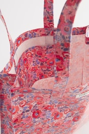 Cath Kidston Pink Ditsy Floral Large Coated Bookbag - Image 6 of 7