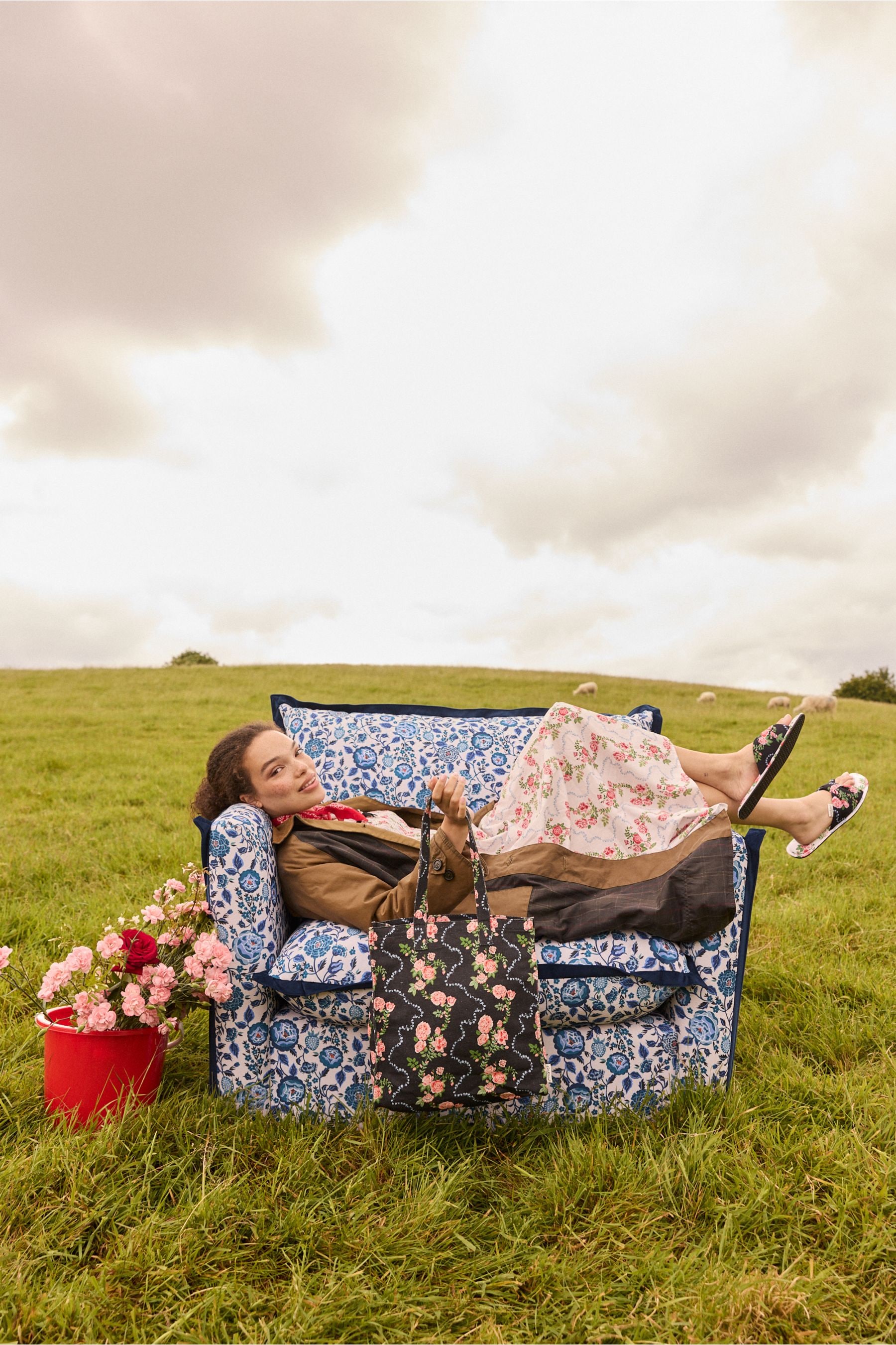 Buy Cath Kidston Black Rose Large Coated Bookbag from the Next UK online shop