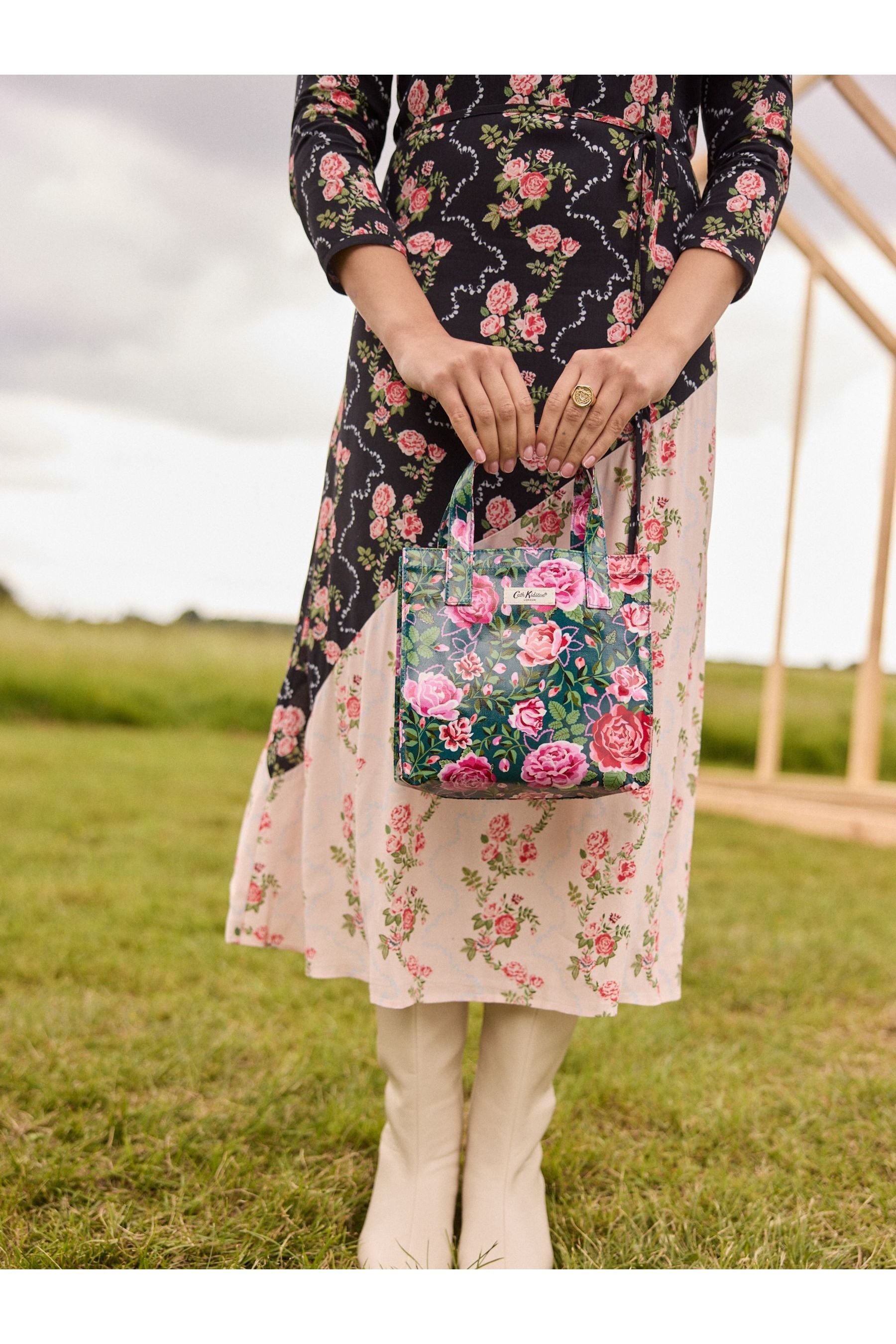 Floral bookbag cheap