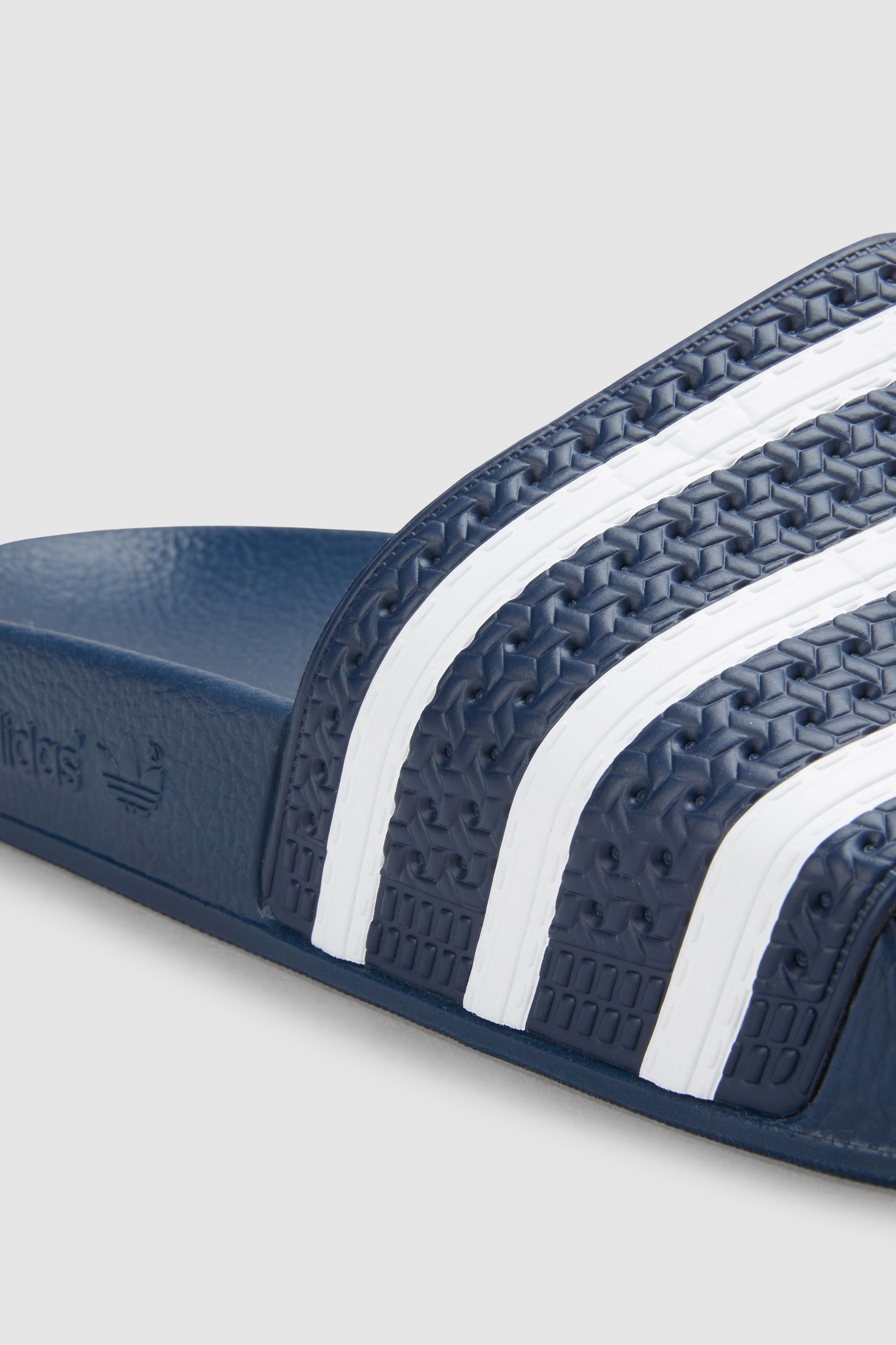 Adidas adilette navy blue sales