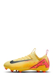 Nike Laser Orange Kids Zoom Mercurial Vapor 16 Academy Kylian Mbappe Multi Ground Football Boots - Image 2 of 10