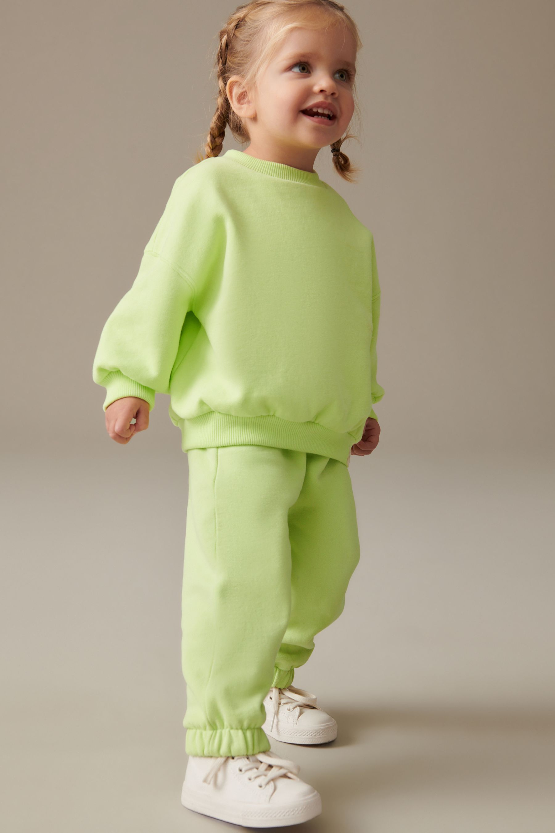 Lime Green Sweatshirt 3mths 7yrs