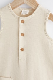 Cream Baby Textured Jersey Romper (0mths-2yrs) - Image 7 of 11
