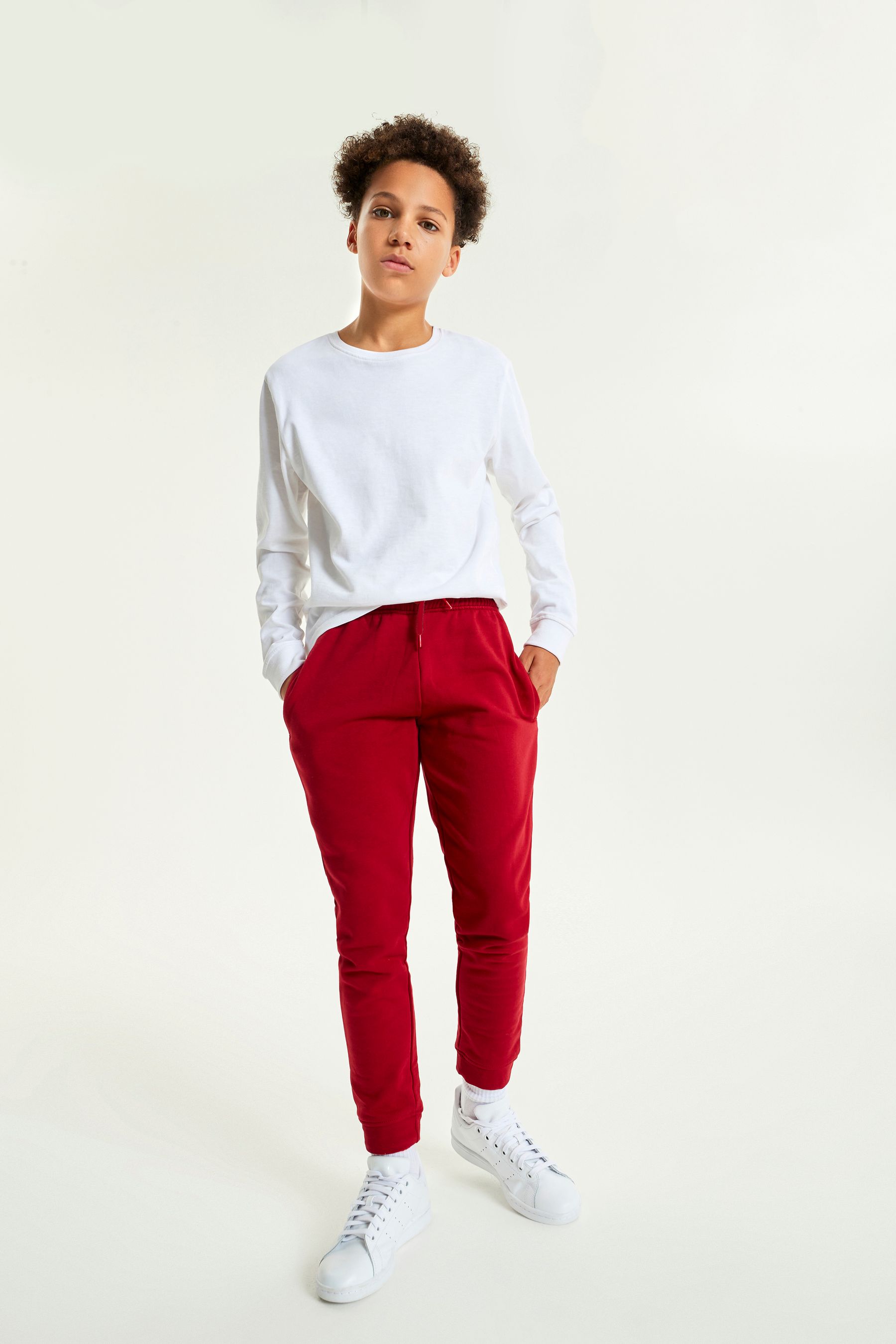 Red joggers online