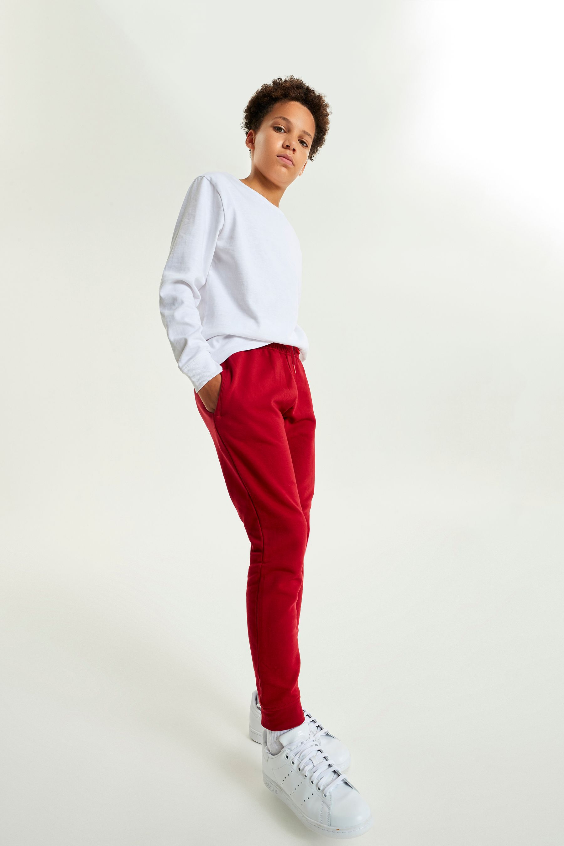 Buy Red Slim Fit Cuffed Joggers 3 16yrs from the Next UK online shop