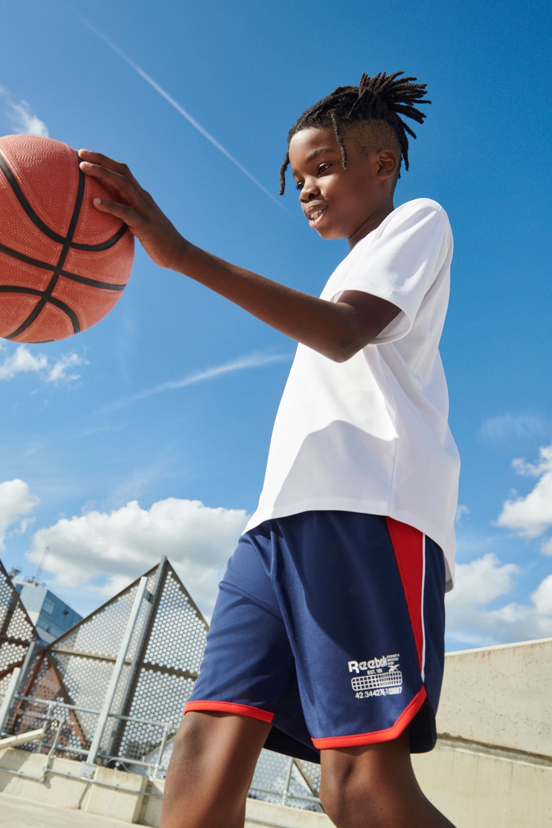 Reebok Navy Sports Shorts