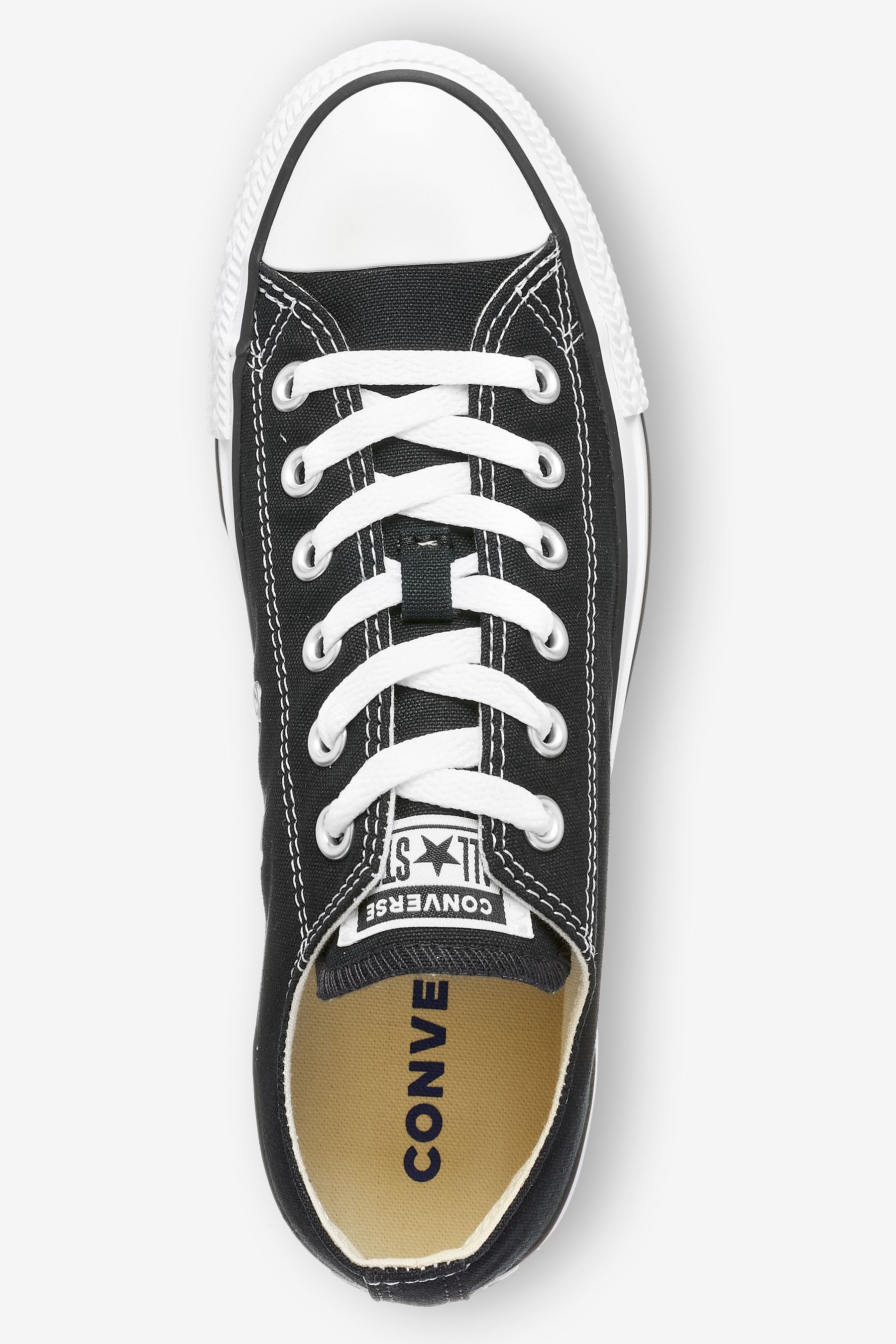 Buy Converse Black Standard Fit Chuck Taylor All Star Ox Trainers from the Next UK online shop