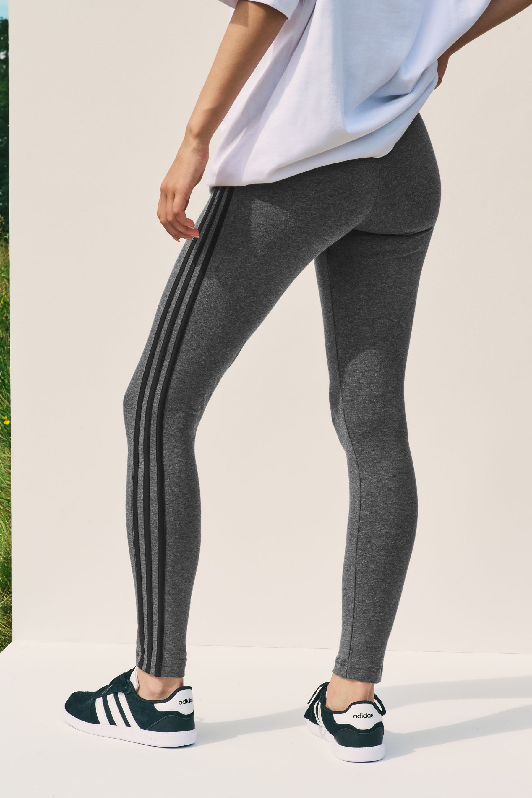 Buy adidas Grey Sportswear 3 Stripes Leggings from Next South Africa