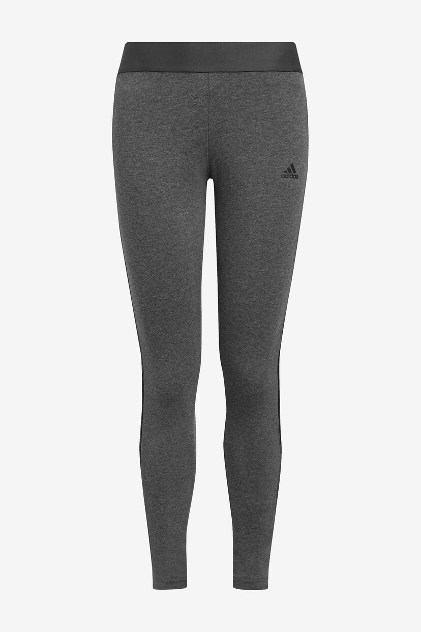 adidas Grey Sportswear 3 Stripes Leggings - Image 6 of 6