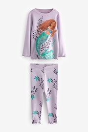 Purple Little Mermaid License Pyjamas (9mths-8yrs) - Image 1 of 4