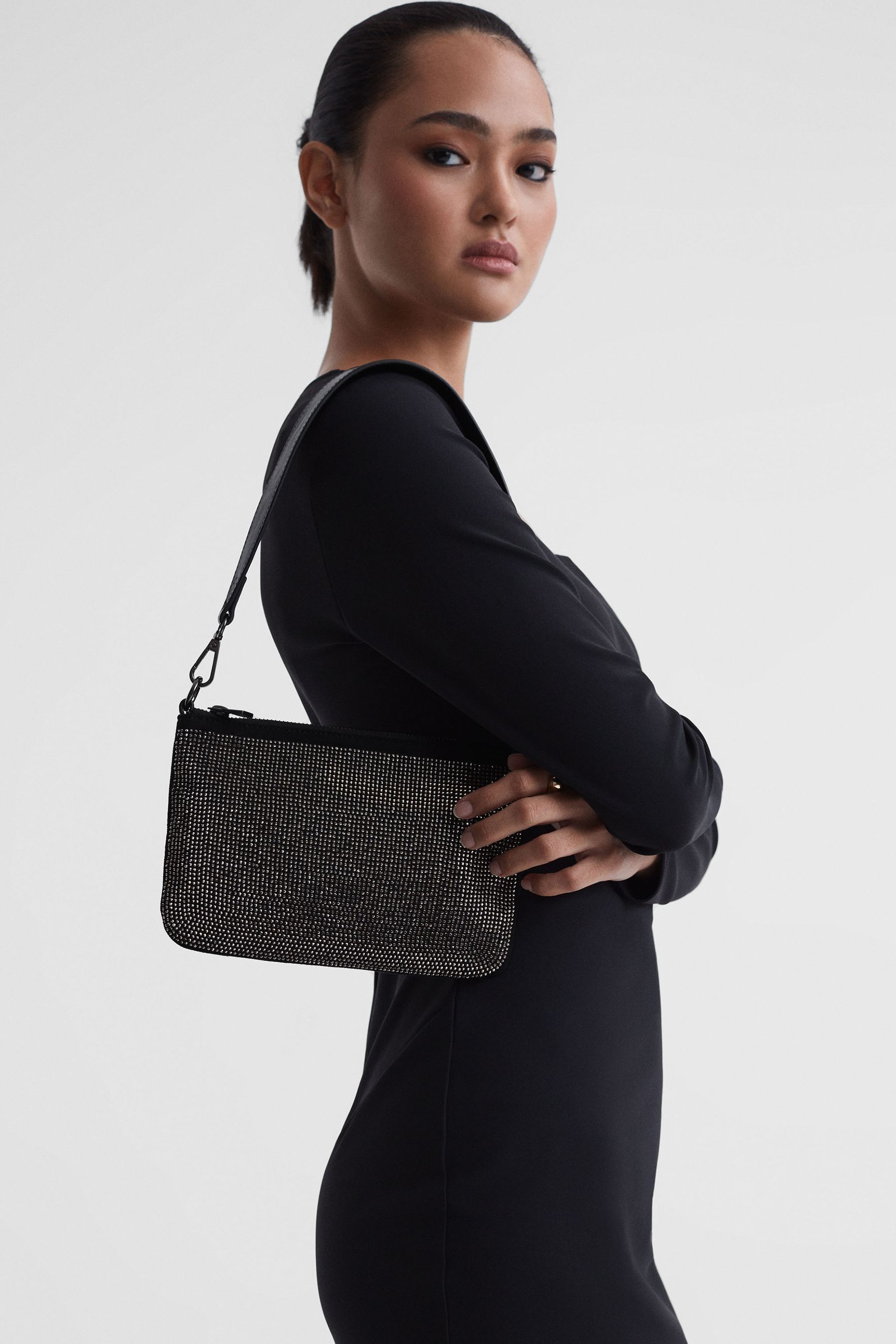 Embellished shoulder bag online