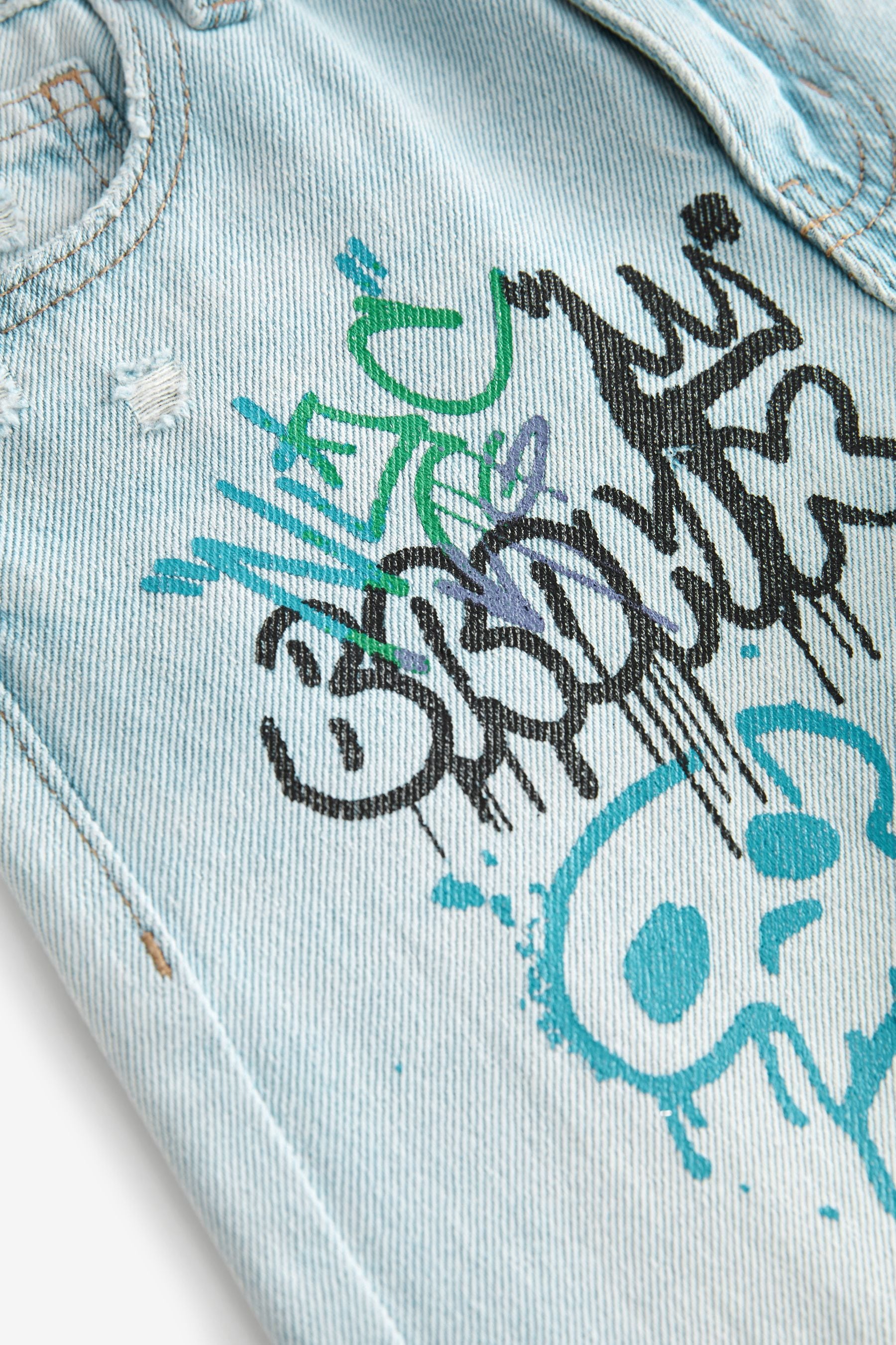 Jeans hot sale with prints